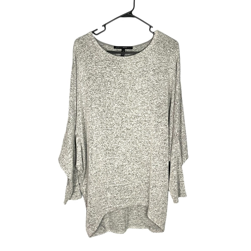 White House Black Market Women's Oversized Dolman Sleeve Tunic‎ Top XS Gray
